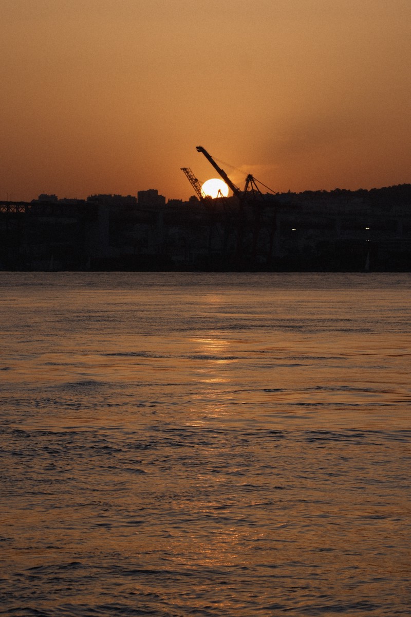 Sunset over the River