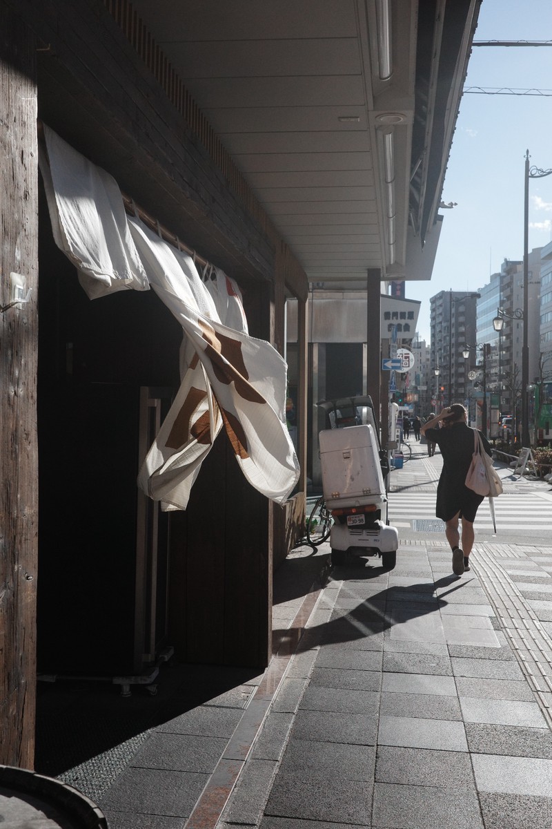 A Windy Day in Tokyo