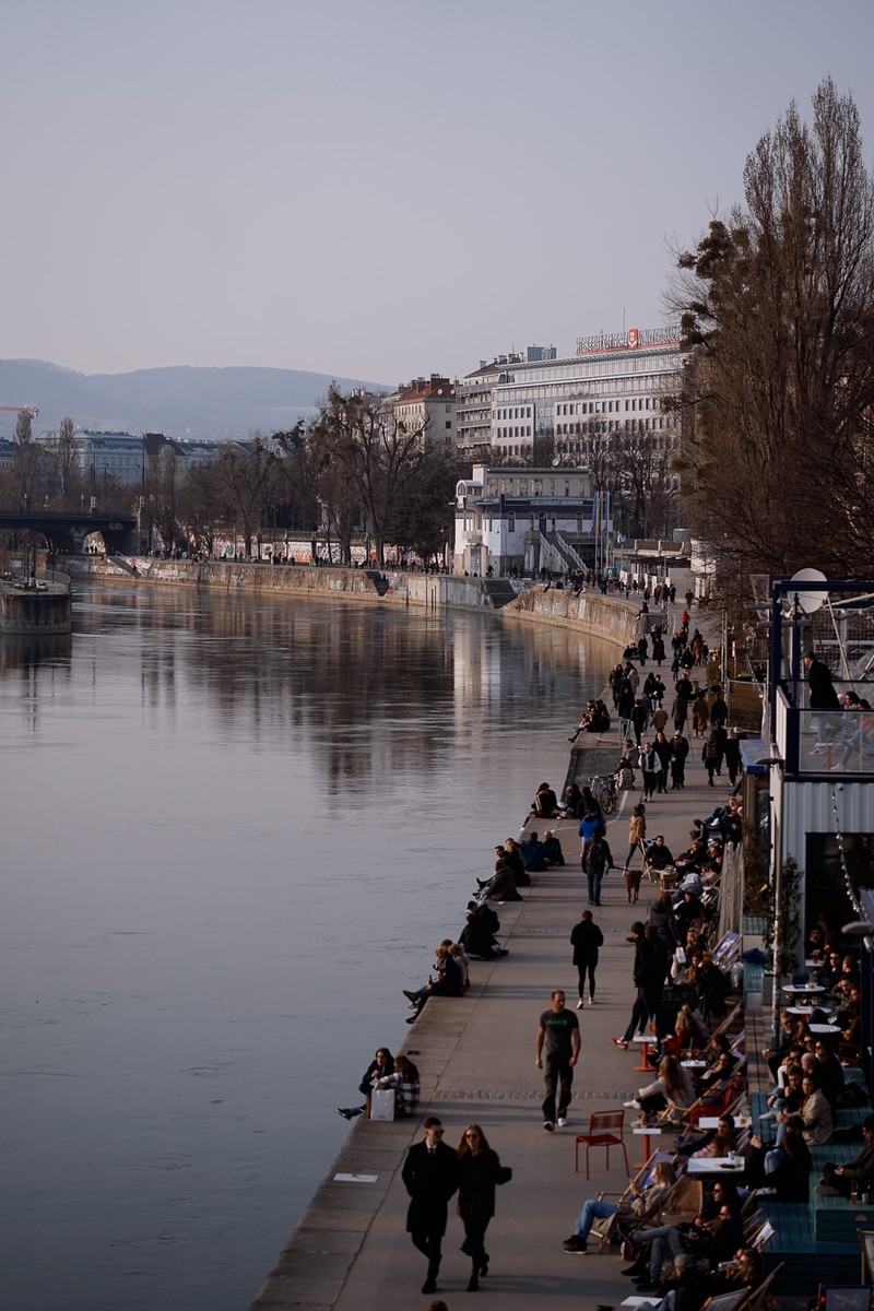 2022/03/19. Danube Canal, Vienna, Austria